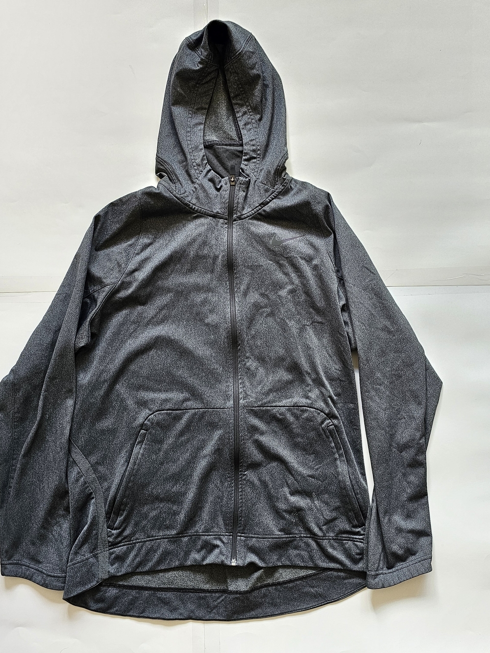 Nike Men's Charcoal Hooded Performance Jacket